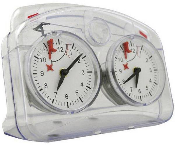 888800 Bauer trans Chronomètre d'échecs transparent