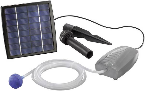 Aérateur de bassin solaire Esotec Solar AIR-S 101870 120 l/h