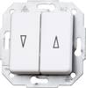 Interrupteur pour stores Kopp 614513080 Europa blanc arctique, mat