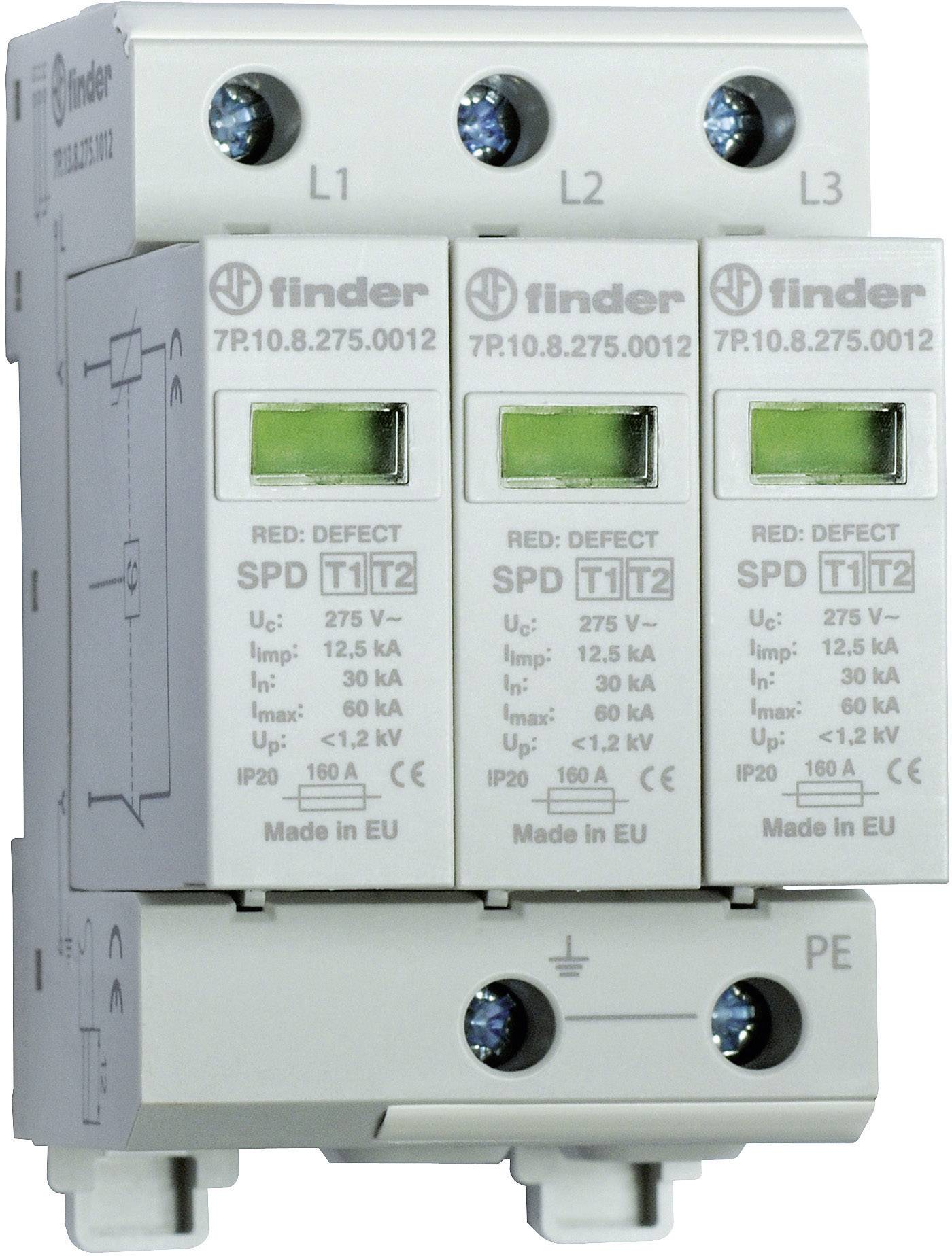 Finder Dispositif antisurtension 30 kA 1 pc(s)