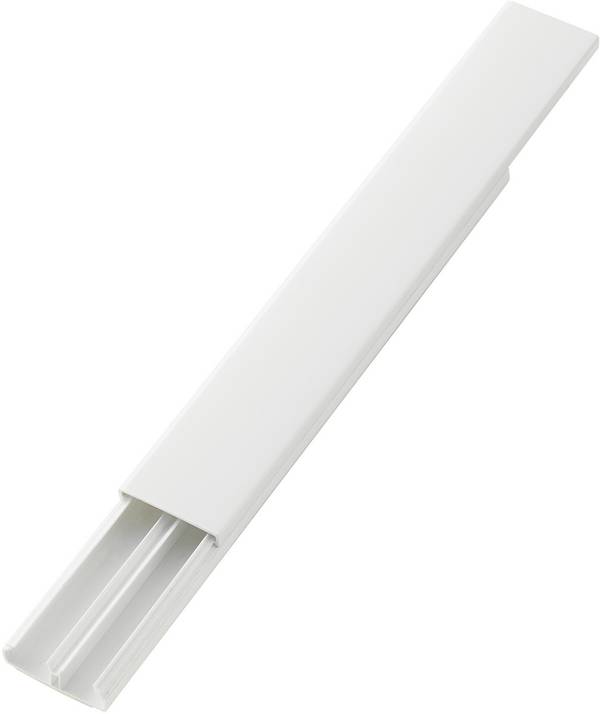 Sygonix SY-5045582 Goulotte de câblage  (L x l x H) 2 m x 30 mm x 11.2 mm 1 pc(s) blanc
