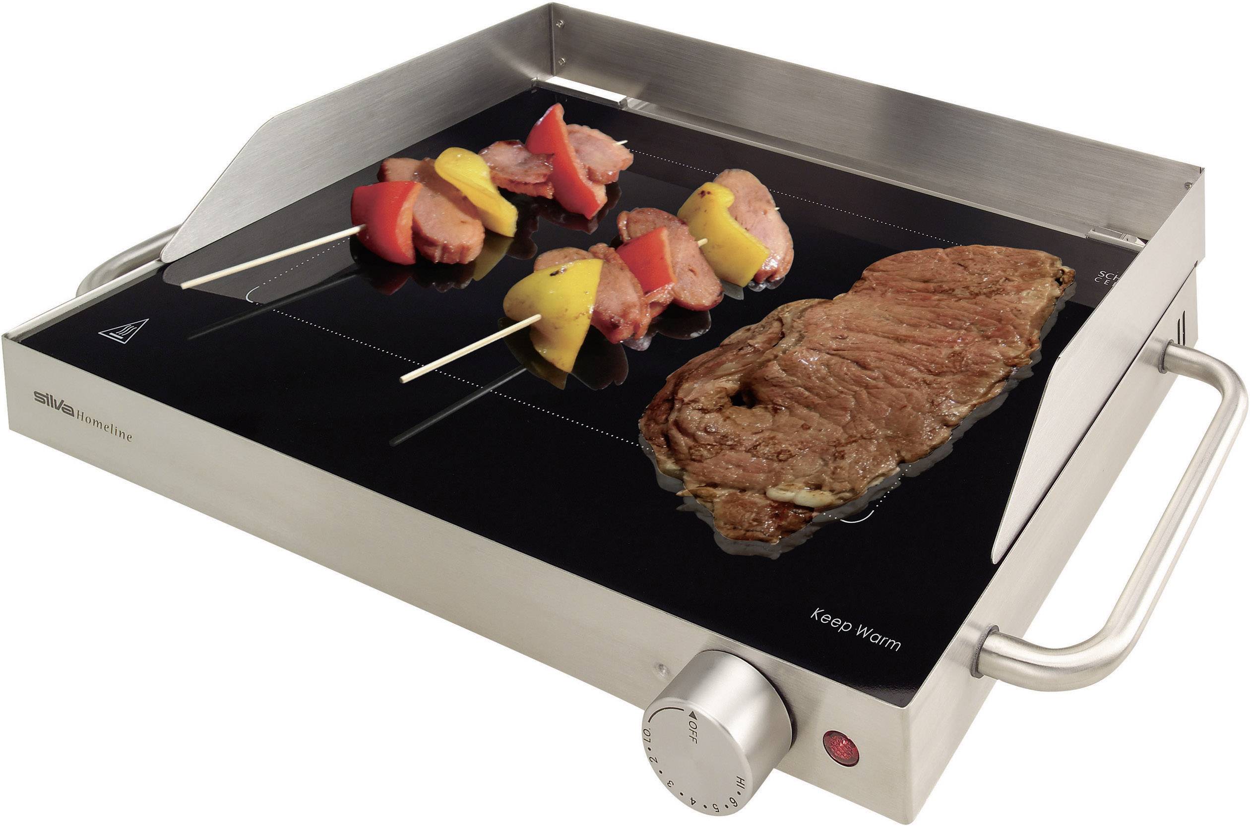 Grill de table vitrocéramique Silva CG8000 Conrad.fr