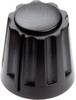 Tête de bouton rotatif Mentor 4331.4000 noir (Ø x H) 14.5 mm x 14 mm 1 pc(s)