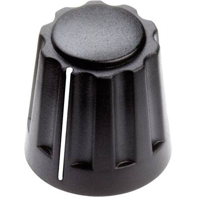 Tête de bouton rotatif Mentor 4331.4001 avec pointeur noir (Ø x H) 14.5 mm x 14 mm 1 pc(s)