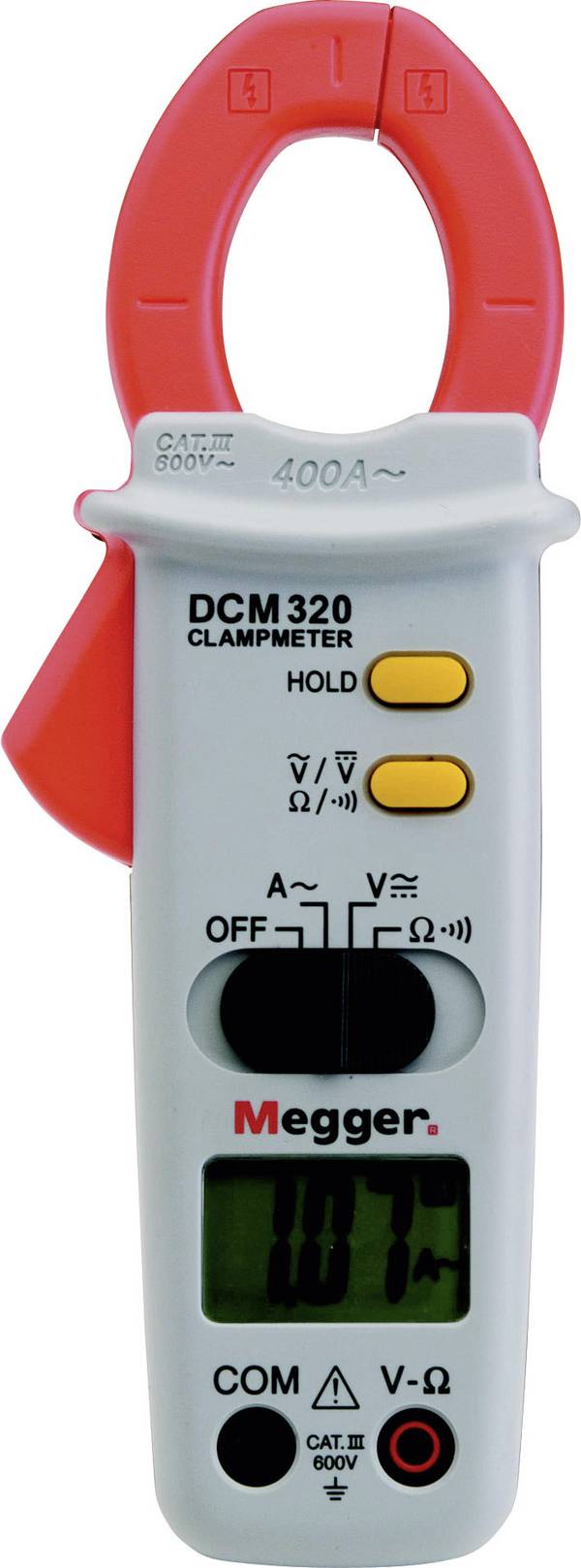 Megger DCM320 Pince ampèremétrique, Multimètre   numérique  CAT III 600 V Affichage (nombre de points): 2000