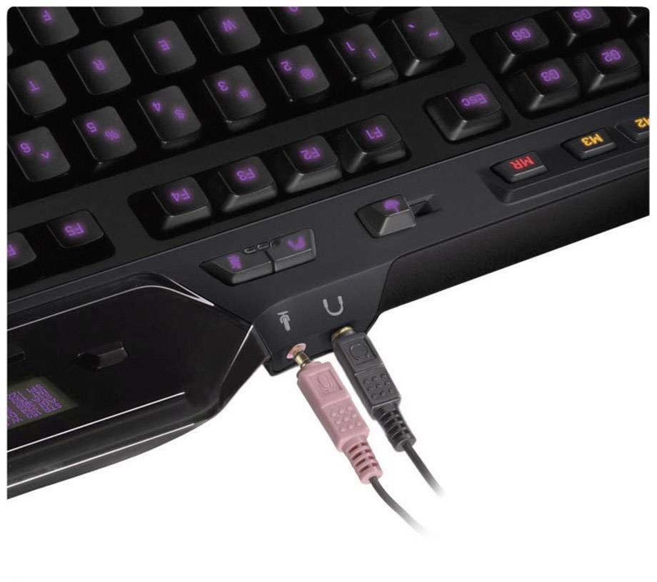 Clavier gaming USB Logitech G G510s Gaming Keyboard éclairé, port USB