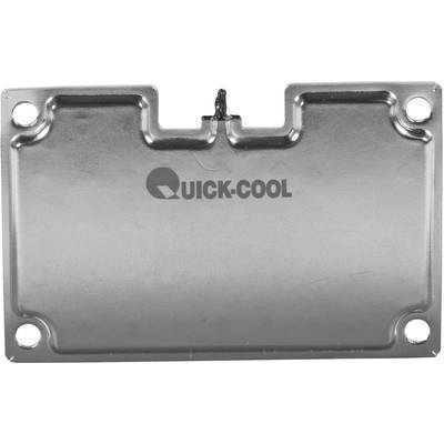 QuickCool QHD-46004 Diffuseur de chaleur 3D trous de perçage   (L x l x H) 106 x 70 x 3 mm 