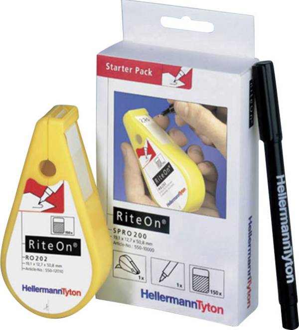 HellermannTyton 550-14010 SPRO200-1401-WH Etiquette de câble RiteOn 12.70 x 19.05 mm