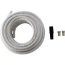 Kit de connexion satellite 2 fiches F mâles, 1 passe-fil en caoutchouc, 10 m de câble Wittenberg Antennen K-102938-10