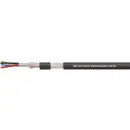 HELU 400041 Câble micro 4 x 0.22 mm² noir Marchandise vendue au mètre