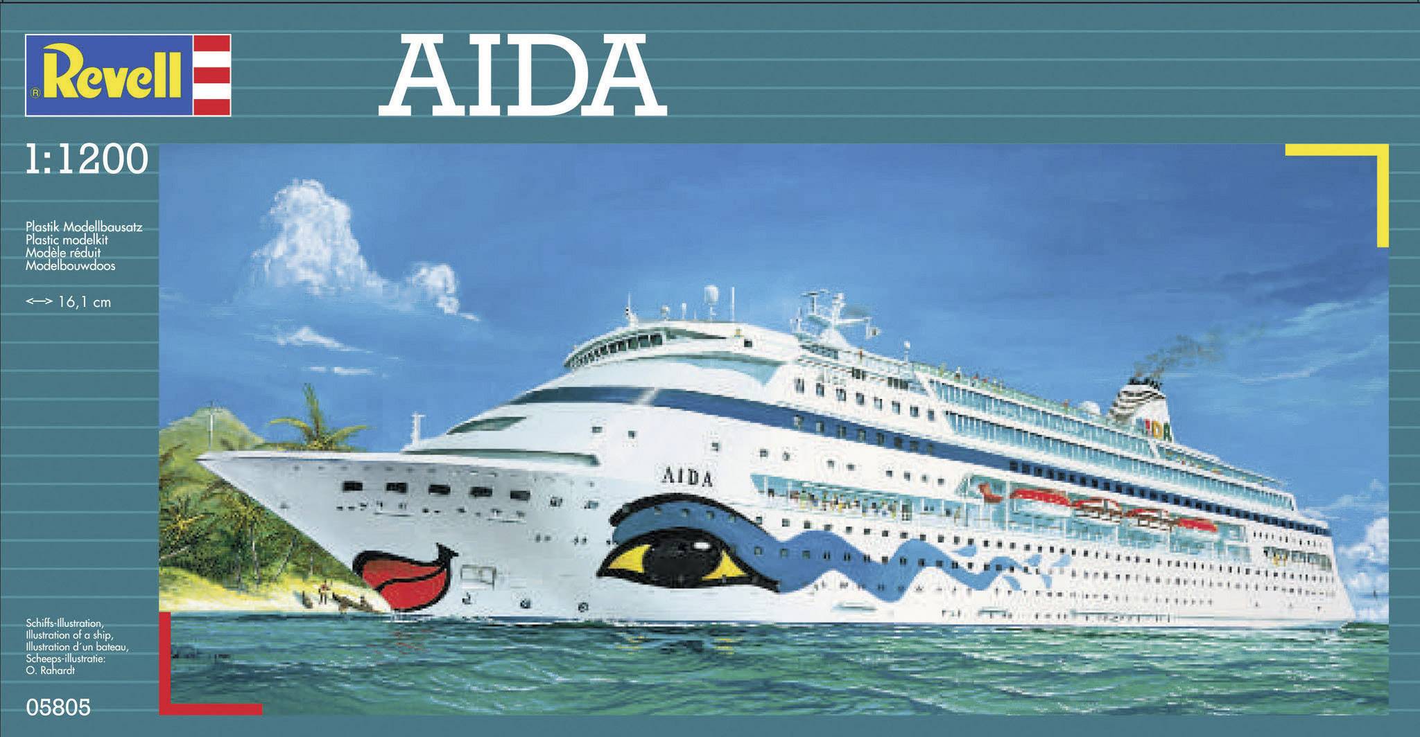 Maquette de bateau Revell 05805 Aida 1:1200-4