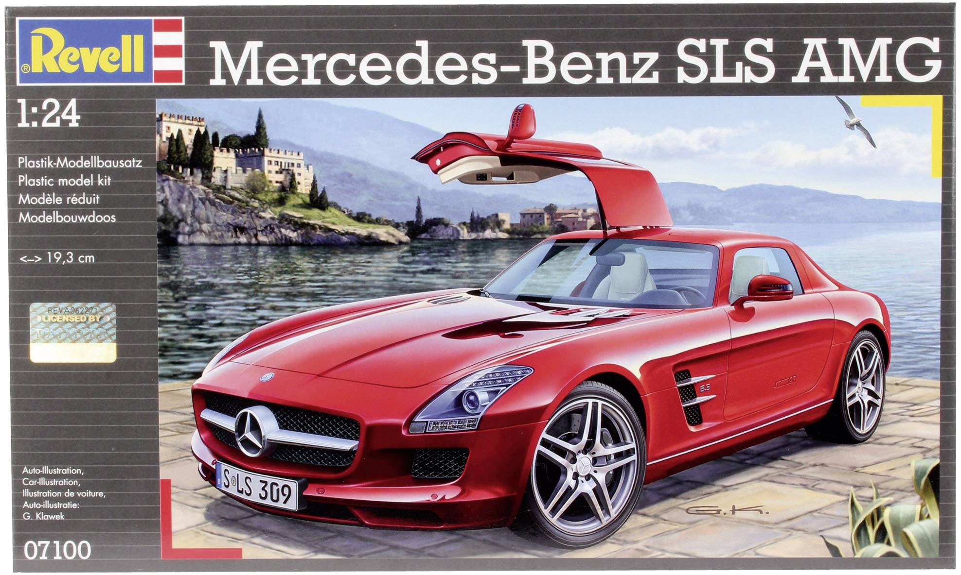 Maquette de voiture Revell 07100 Mercedes SLS AMG 1:24-5