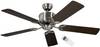 Ventilateur de plafond CasaFan Eco Elements 5 pales (Ø x H) 132 cm x 285 mm wengé, érable