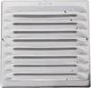 Wallair Grille d'aération acier inoxydable Convient pour Ø de tube: 12.5 cm