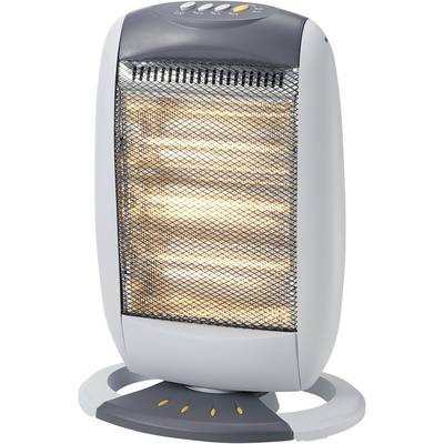 Basetech YQ-12 Radiateur halogène YQ-12 30 m² argent, noir-0