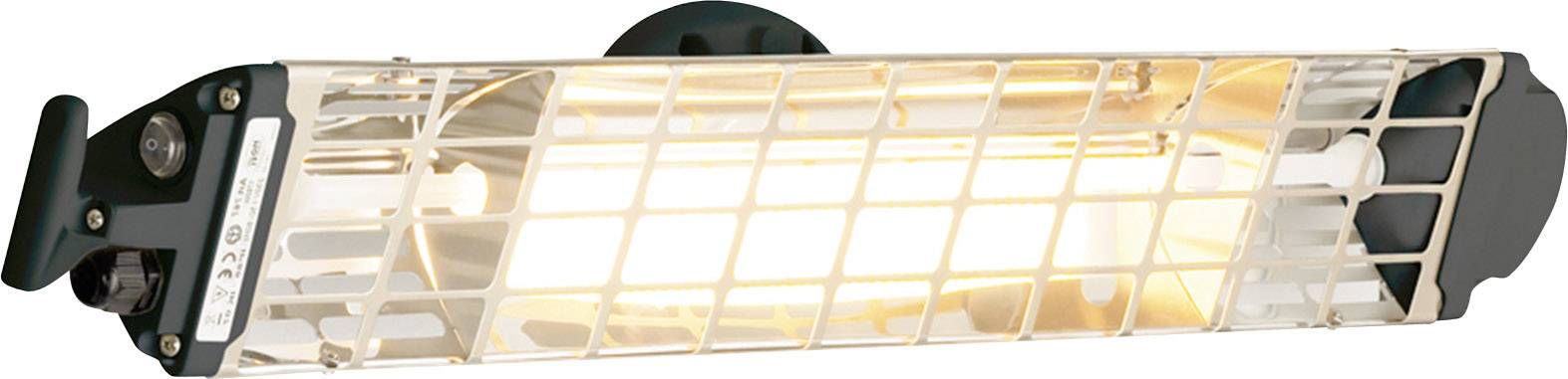 Mo-el Fiore 1200 (P) Radiateur IR halogène 1200 W 5 m² noir