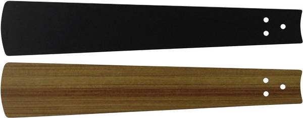 CasaFan  Set de pales pour ventilateur de plafond  Motif des ailes: noir, teck