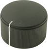 Tête de bouton rotatif Cliff FC7253 noir (Ø x H) 25 mm x 15 mm 1 pc(s)