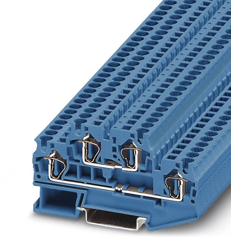 Bloc de jonction simple Contenu: 50 pc(s) Phoenix Contact STTB 4 BU 3031432