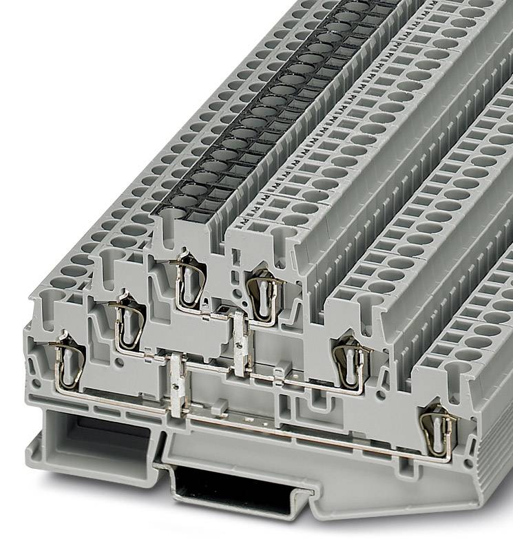 Bloc de jonction à plusieurs étages Contenu: 50 pc(s) Phoenix Contact ST 2,5-3PV 3036068