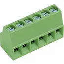 Bornier à vis PTR Hartmann AKZ692/6-2.54-V-GRÜN 50692060021E 0.75 mm² Nombre de pôles 6 vert 1 pc(s)