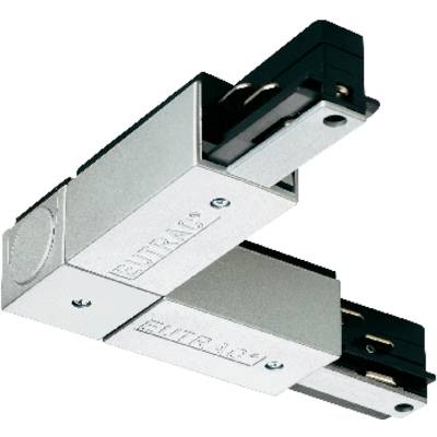 Système de rails de guidage linéaire, composé de deux rails métalliques argentés avec des éléments noirs, pour des mouvements précis.