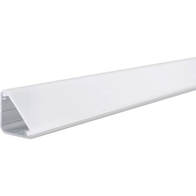 Un conduit de câbles en plastique blanc, adapté au câblage et au passage de câbles, avec un couvercle amovible pour une installation facile.