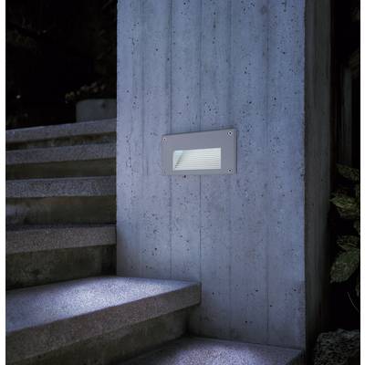 SLV Brick 229702 Luminaire extérieur encastrable à LED LED intégrée LED   1.4 W gris-argent