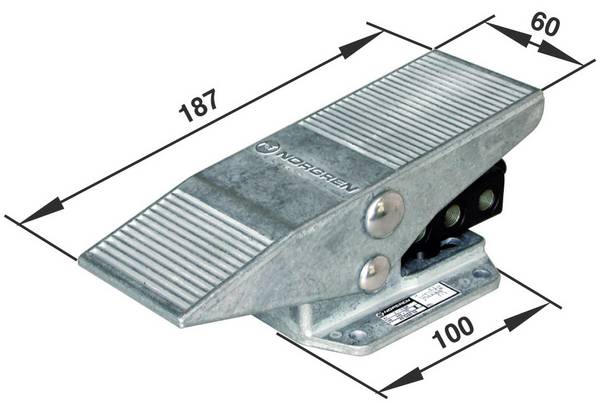 IMI NORGREN Vanne pneumatique à commande mécanique X3048202   Matériau du boîtier aluminium  1 pc(s)