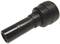 Un adaptateur ou une prise noir, de forme cylindrique, destiné à des connexions dans des applications techniques.