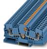 Bloc de jonction de sectionnement pour essais Phoenix Contact STME 6 HV BU 3035694 bleu 50 pc(s)