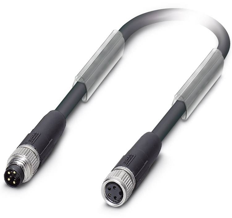 Câble audio Mitex avec connecteurs aux deux extrémités. Adapté pour des transmissions audio ou des connexions de haute qualité.