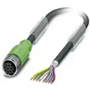 Câble pour capteurs/actionneurs Phoenix Contact SAC-8P-10,0-PUR/M12FS SH 1522891 Contenu: 1 pc(s)