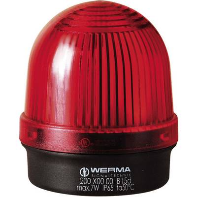 Avertisseur optique Werma Signaltechnik 200.100.00 12 - 240V AC/DC lumière permanente IP65 1 pc(s)-0