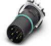 Connecteur mâle encastrable pour capteurs/actionneurs Phoenix Contact SACC-CI-M12MS- 8CON-SH TOR 32 1457568 100 pc(s)