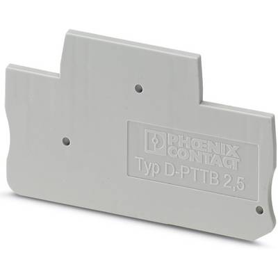 Peigne de séparation gris de Phoenix Contact, modèle D-PTTB 2,5, pour la technique de connexion électrique.