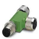 Répartiteur en T Phoenix Contact SAC-5P-M12T/2XM12 VP 1541186 Contenu: 1 pc(s)