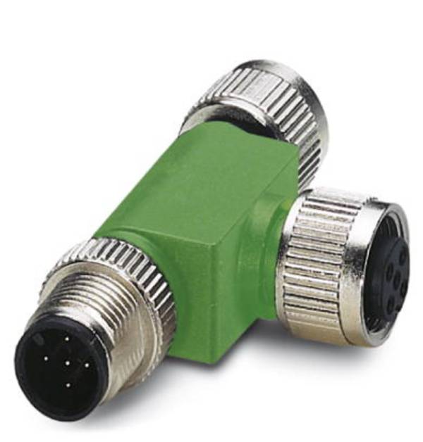 Répartiteur en T Phoenix Contact SAC-5P-M12T/2XM12 VP 1541186  Contenu: 1 pc(s)