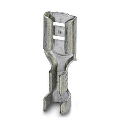 Cosse clip 4.8 mm x 0.5 mm Phoenix Contact C-SCF 2,5/4,8X0,5 3240157 180 ° non isolé métal 100 pc(s)