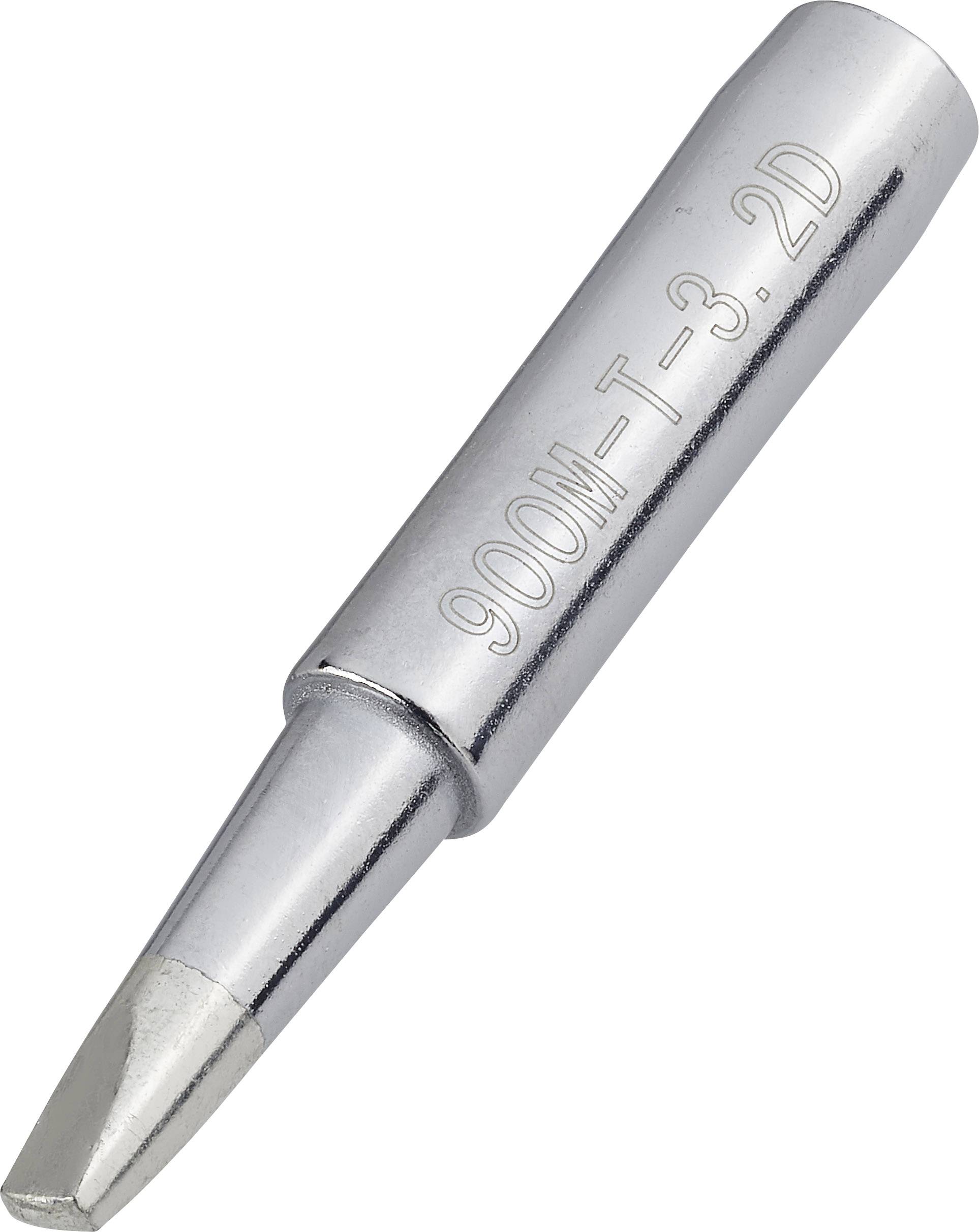 TOOLCRAFT Panne de fer à souder forme de burin Taille de la panne 3.2 mm Longueur de la panne 17 mm Contenu 1 pc(s)