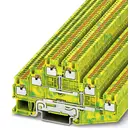 Bloc de jonction pour conducteur de protection PT 1,5/S-3PE Phoenix Contact PT 1,5/S-3PE 3213739 vert, jaune 50 pc(s)