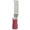 Cosse à embout Phoenix Contact 3240015 modèle plat, forme de crochet 1.50 mm² partiellement isolé rouge 100 pc(s)