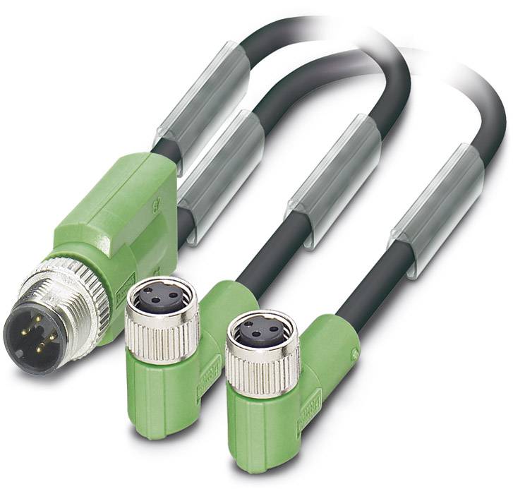 Câble pour capteurs/actionneurs Phoenix Contact SAC-3P-M12Y/2X0,3-PUR/M 8FR 1671373 Contenu: 1 pc(s)