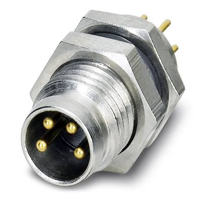 Une fiche métallique avec plusieurs broches dorées, souvent utilisée pour des connexions électroniques.