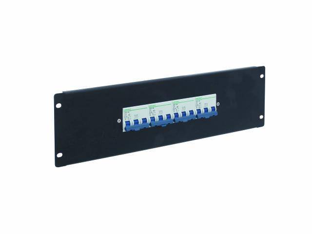 Eurolite PDM 3U-4x32A FB 3-polig répartiteur de courant 19 pouces x4 3 UH