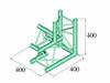 Traverse 3 points coin 3 directions 90 ° Alutruss DECOLOCK DQ3-PAL33