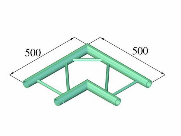 Traverse 2 points coin 90 ° Alutruss BILOCK BQ2-PAC21H