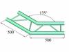 Traverse 2 points coin 135 ° Alutruss BILOCK BQ2-PAC23H