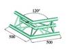 Traverse 3 points coin 120 ° Alutruss TRILOCK 6082AC-22