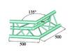 Traverse 3 points coin 135 ° Alutruss TRILOCK 6082AC-23